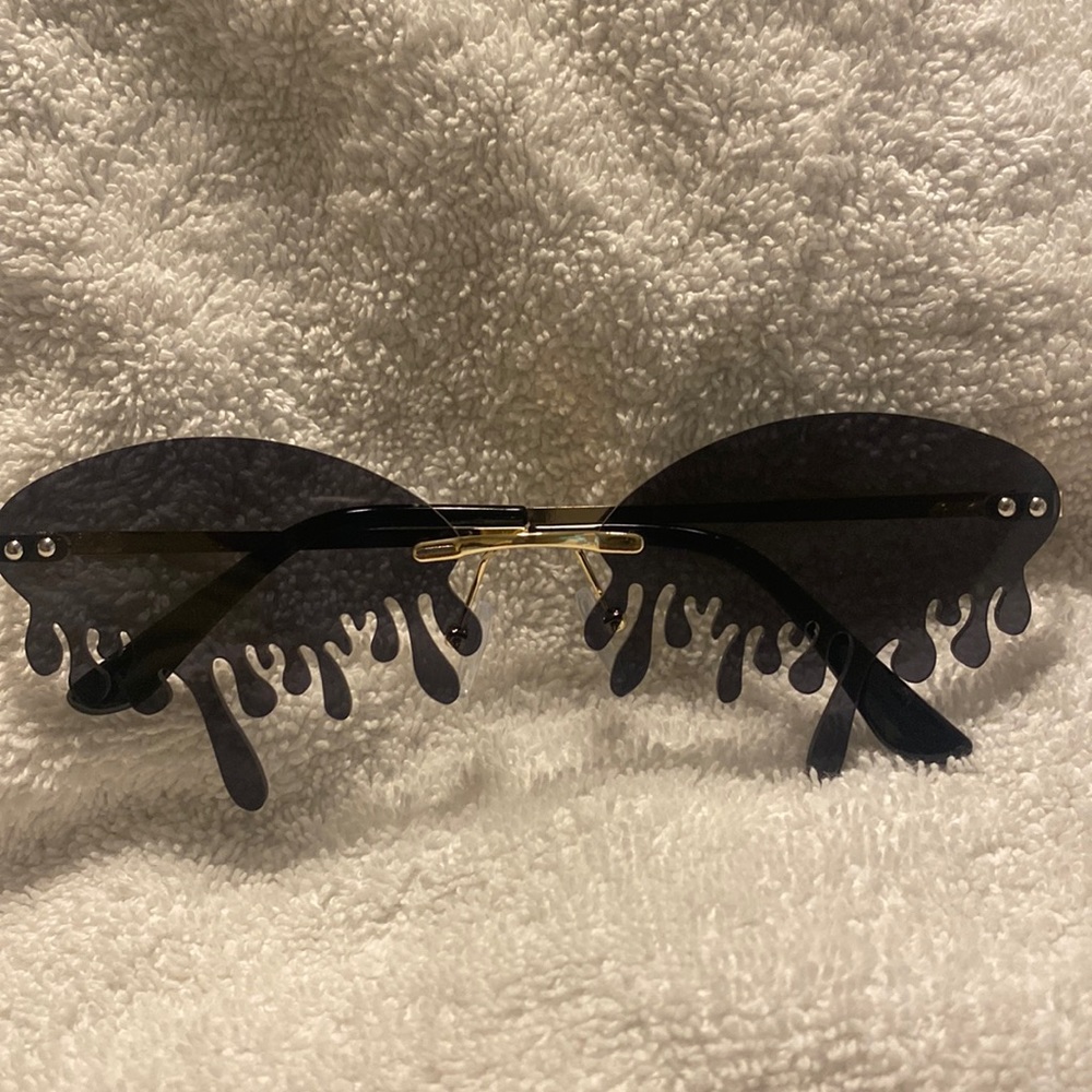 Black Drip Sunglasses